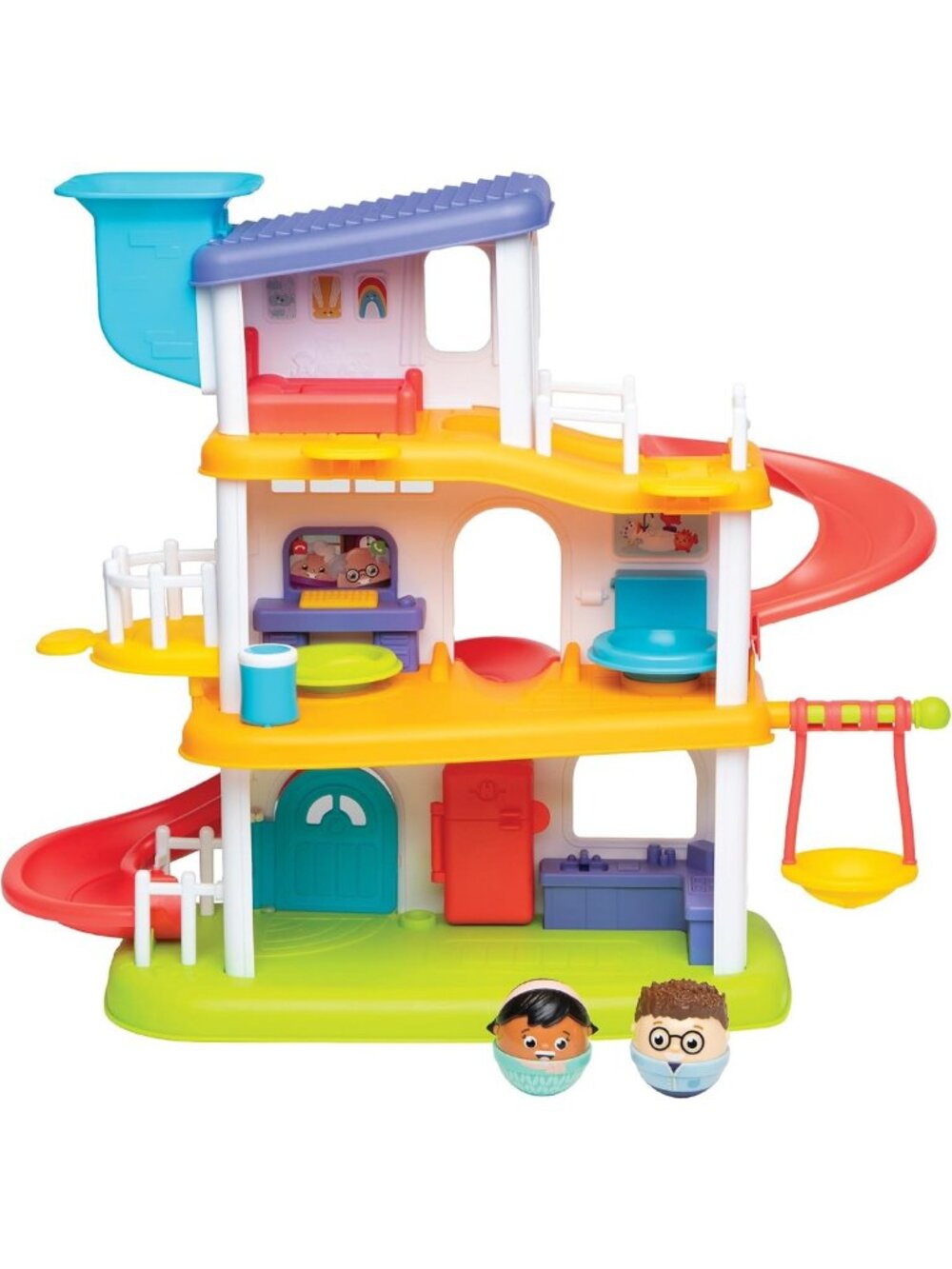 Interactive Wobble House Toy for Toddlers - 3 Floors, Sounds & Songs, Ages 12M